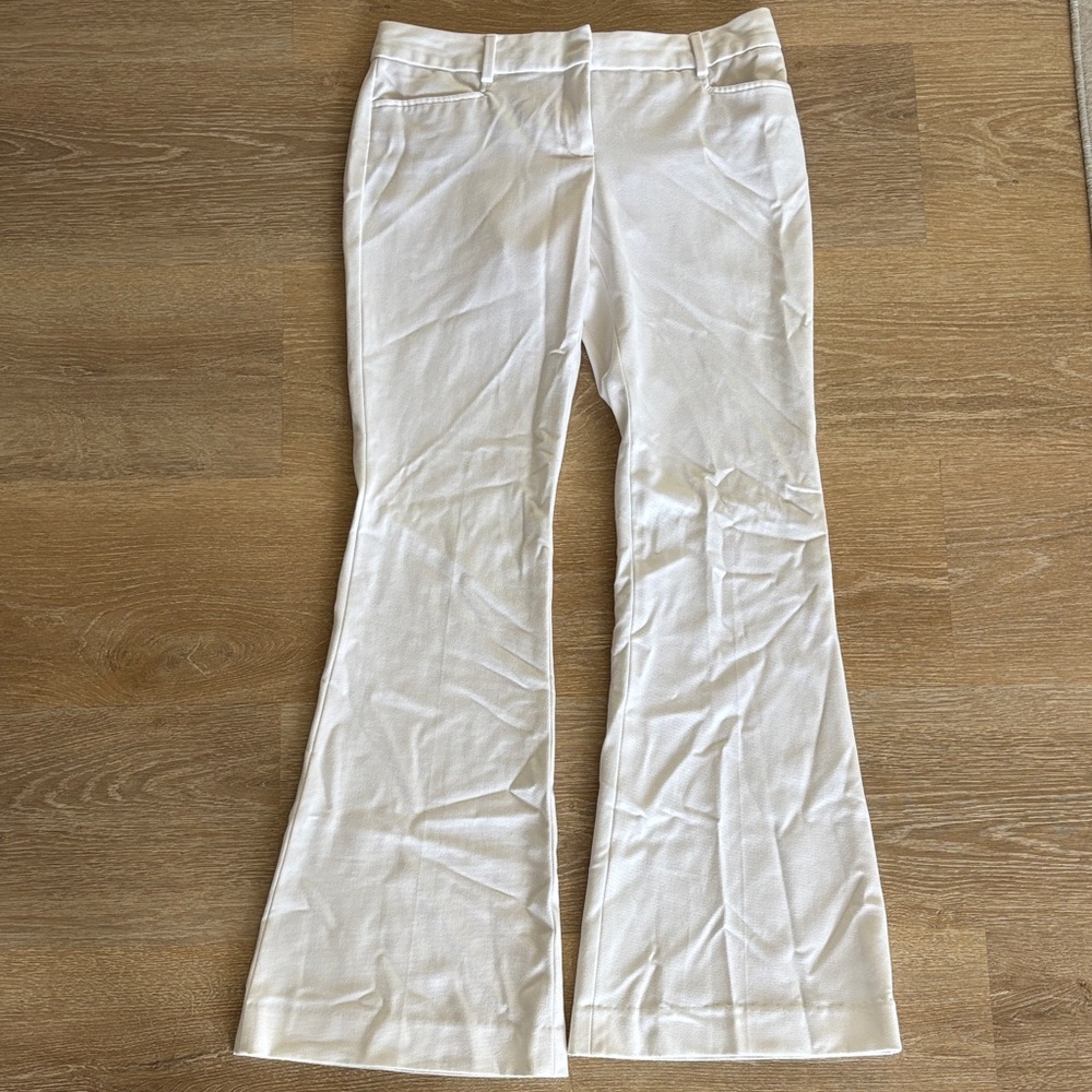 Express White Boot Cut Pants